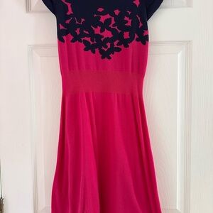 Lilly Pulitzer Pink and Blue Sweater Dress